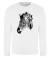 Свитшот Морда зебри Белый фото