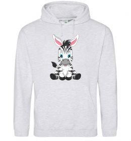 Чоловіча толстовка (худі) Зебра сидить