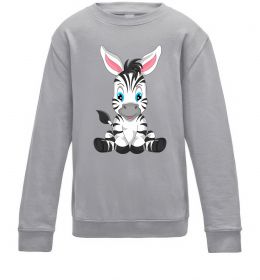 Детский Свитшот Зебра сидить Детский Свитшот Зебра сидить