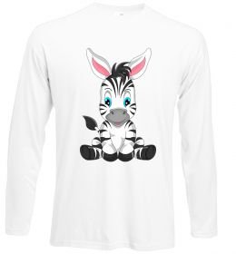 Лонгслив Зебра сидить