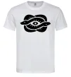 Чоловіча футболка Змії та око Білий Чоловіча футболка Змії та око Білий фото