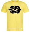 Мужская футболка Змеи и глаз Лимонный фото