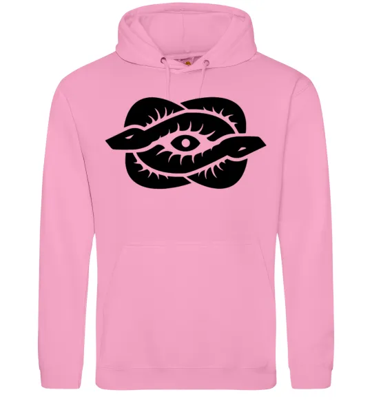 Мужская толстовка (худи) Змії та око Розовый фото