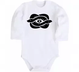 Детский боди Змії та око Белый фото