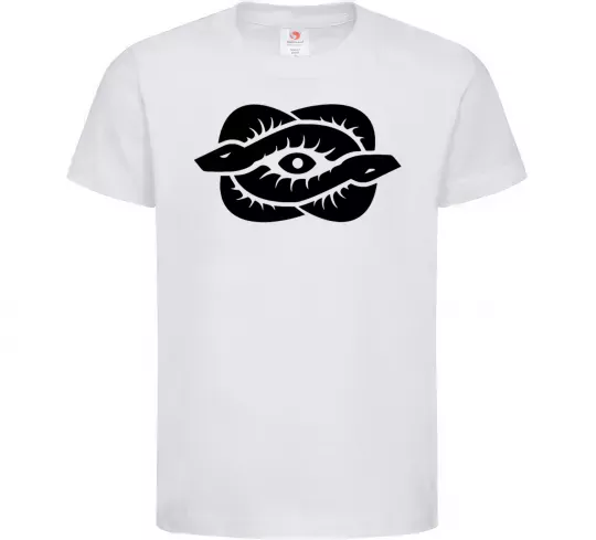 Детская футболка Змії та око Белый фото