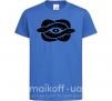 Детская футболка Змеи и глаз Ярко-синий фото
