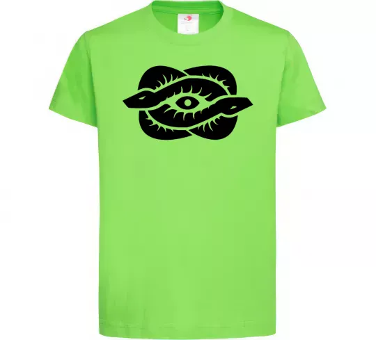 Детская футболка Змії та око Лаймовый фото