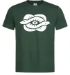 Чоловіча футболка Змії та око Темно-зелений Чоловіча футболка Змії та око Темно-зелений фото