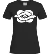 Жіноча футболка Змії та око Чорний Жіноча футболка Змії та око Чорний фото