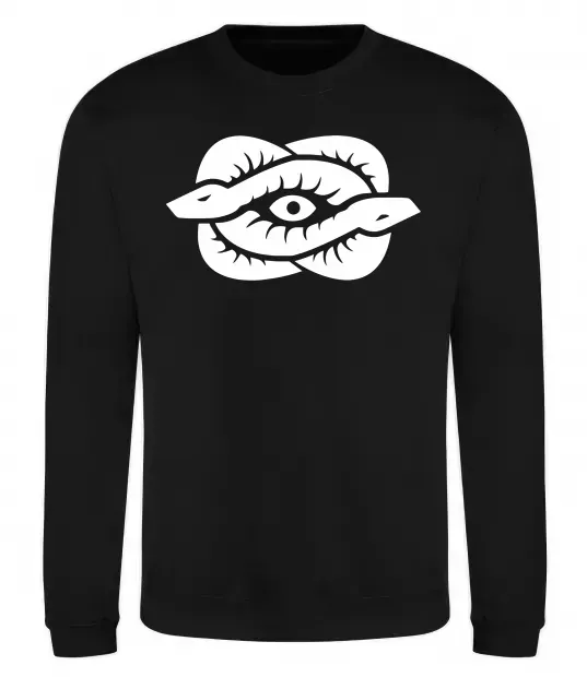 Свитшот Змії та око Черный фото