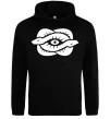 Мужская толстовка (худи) Змії та око Черный фото