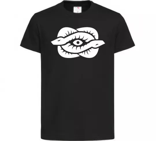 Детская футболка Змії та око Черный фото