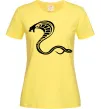 Жіноча футболка Чорна кобра Лимонний фото