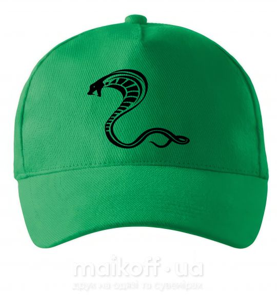 Кепка Черная кобра Зеленый фото