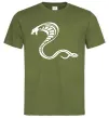 Мужская футболка Чорна кобра Оливковый Мужская футболка Чорна кобра Оливковый фото
