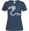 Жіноча футболка Чорна кобра Темно-синій фото