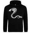 Мужская толстовка (худи) Чорна кобра Черный фото