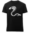 Мужская премиум футболка Чорна кобра Черный фото