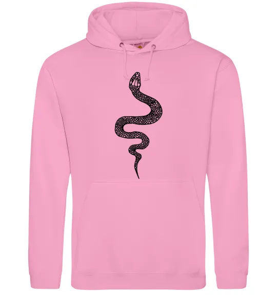 Мужская толстовка (худи) Змія луска Розовый фото