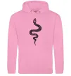 Мужская толстовка (худи) Змія луска Розовый фото
