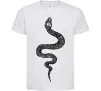 Детская футболка Змія луска Белый фото