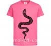 Дитяча футболка Змея чешуйки Яскраво-рожевий фото
