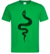 Мужская футболка Змія луска Зеленый Мужская футболка Змія луска Зеленый фото