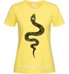 Жіноча футболка Змея чешуйки Лимонний фото