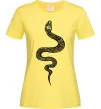 Жіноча футболка Змія луска Лимонний фото
