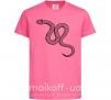 Дитяча футболка Змея ползет Яскраво-рожевий фото