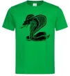 Чоловіча футболка Кобра повзе Зелений Чоловіча футболка Кобра повзе Зелений фото