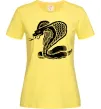 Женская футболка Кобра повзе Лимонный Женская футболка Кобра повзе Лимонный фото
