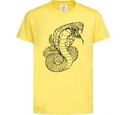 Детская футболка Кобра контур тонкий