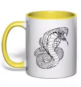 Чашка с цветной ручкой