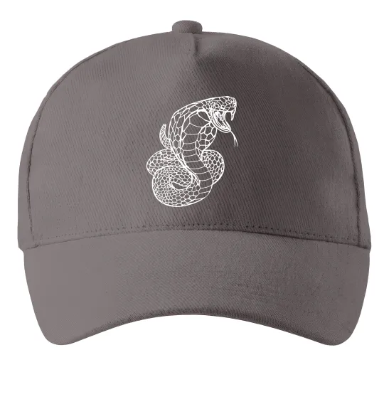 Кепка Кобра контур тонкий Серый фото