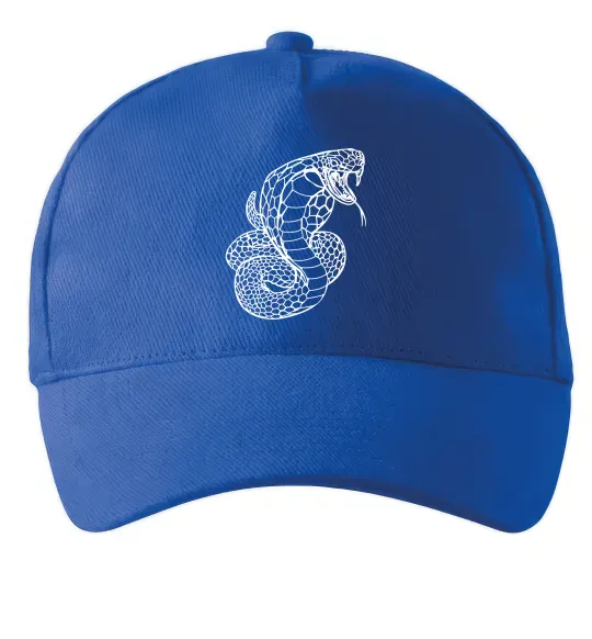Кепка Кобра контур тонкий Яскраво-синій фото