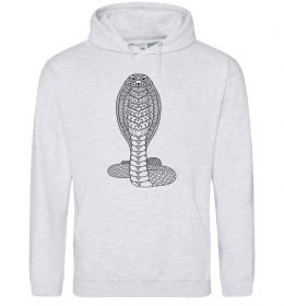 Мужская толстовка (худи) Кобра візерунок