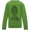 Детский Свитшот Кобра візерунок Лаймовый фото