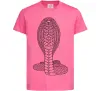 Детская футболка Кобра візерунок Ярко-розовый фото