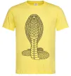 Чоловіча футболка Кобра візерунок Лимонний фото