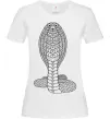 Женская футболка Кобра візерунок Белый Женская футболка Кобра візерунок Белый фото