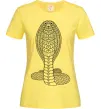 Женская футболка Кобра візерунок Лимонный Женская футболка Кобра візерунок Лимонный фото