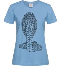 Женская футболка Кобра візерунок Женская футболка Кобра візерунок