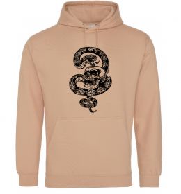 Жіноча толстовка (худі) Змія з візерунком і череп Жіноча толстовка (худі) Змія з візерунком і череп