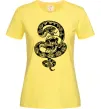 Женская футболка Змія з візерунком і череп Лимонный Женская футболка Змія з візерунком і череп Лимонный фото