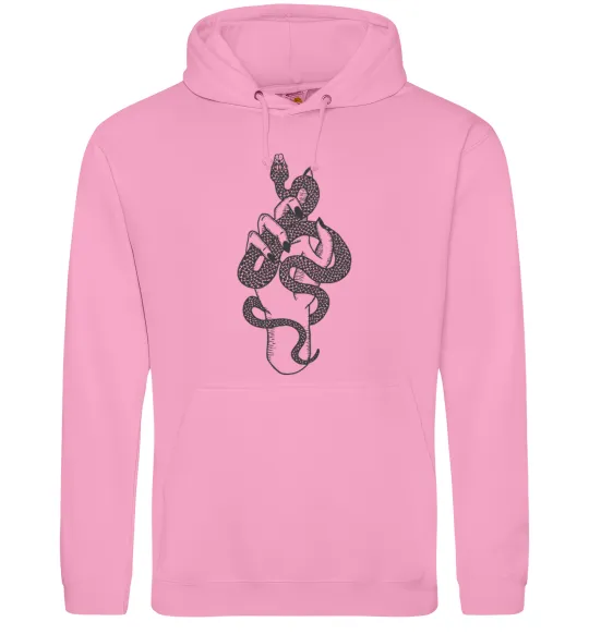 Жіноча толстовка (худі) Жіноча рука зі змією Рожевий фото
