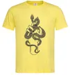 Чоловіча футболка Жіноча рука зі змією Лимонний фото