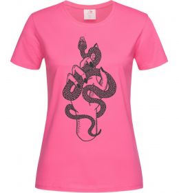 Женская футболка Жіноча рука зі змією