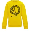 Детский Свитшот Змія круг Солнечно желтый фото