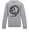 Детский Свитшот Змія круг Серый меланж фото